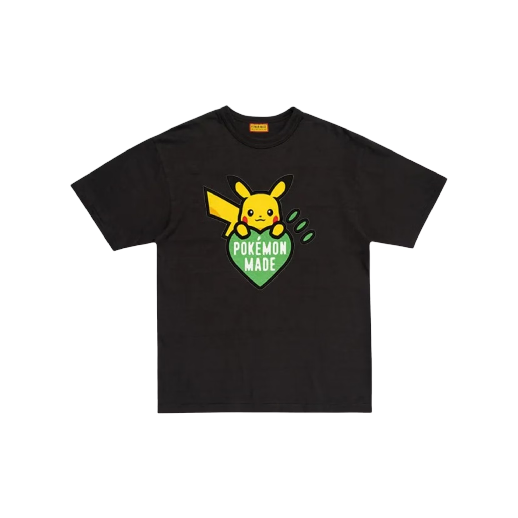 Human Made x Pokémon Made Green Heart Graphic 1928 Exclusive Tee Human Made x Pokémon Made Green Heart Graphic 1928 Exclusive Tee