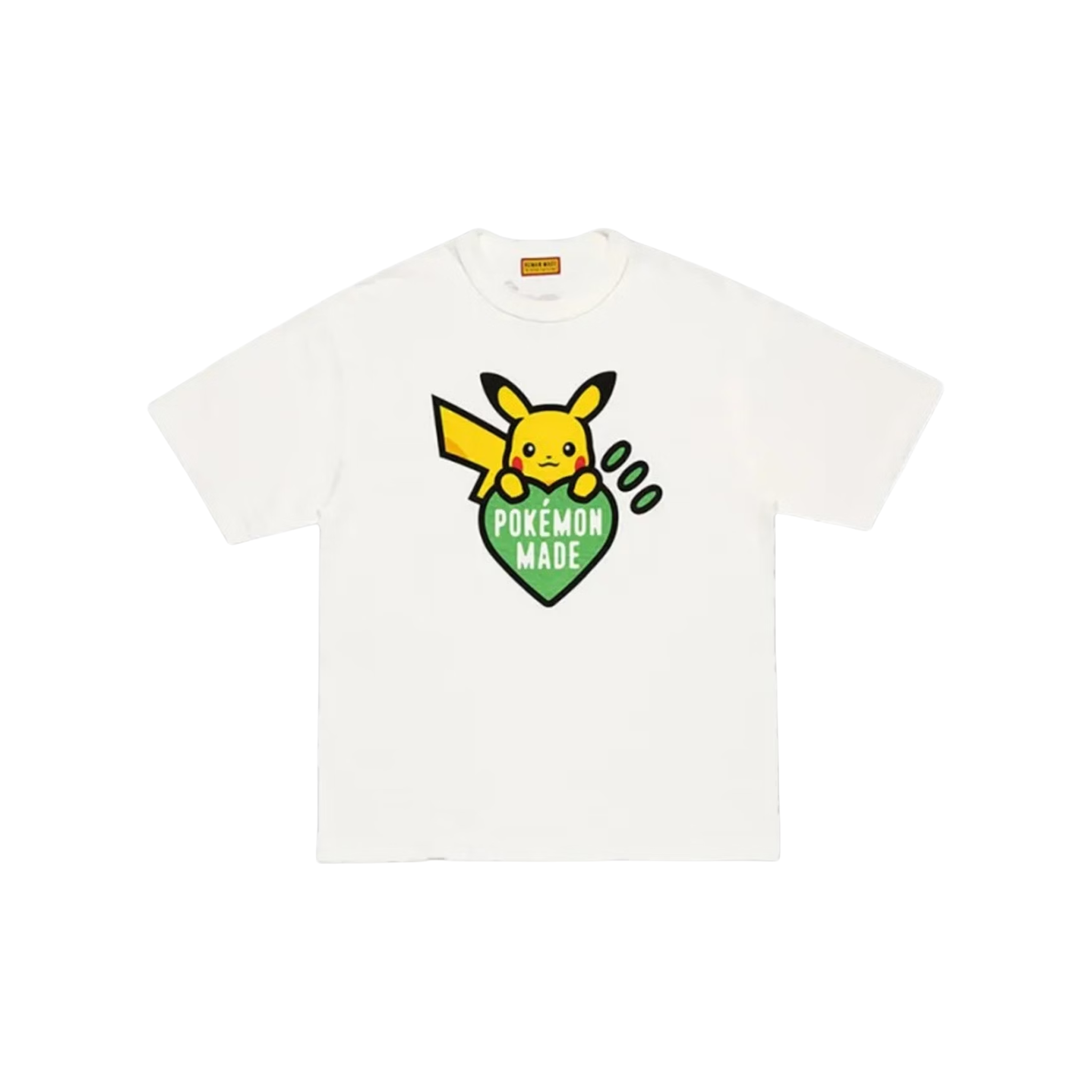 Human Made x Pokémon Made Green Heart Graphic 1928 Exclusive Tee Human Made x Pokémon Made Green Heart Graphic 1928 Exclusive Tee