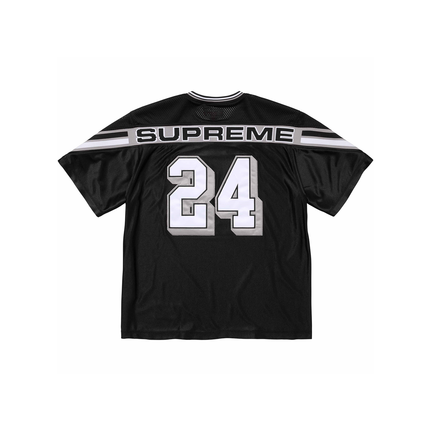 Supreme Jacquard Rib Football Jersey Black (FW24)