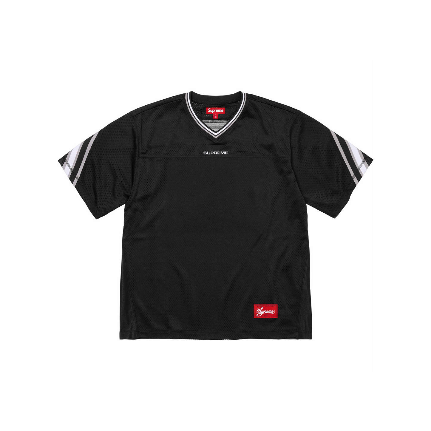 Supreme Jacquard Rib Football Jersey Black (FW24)