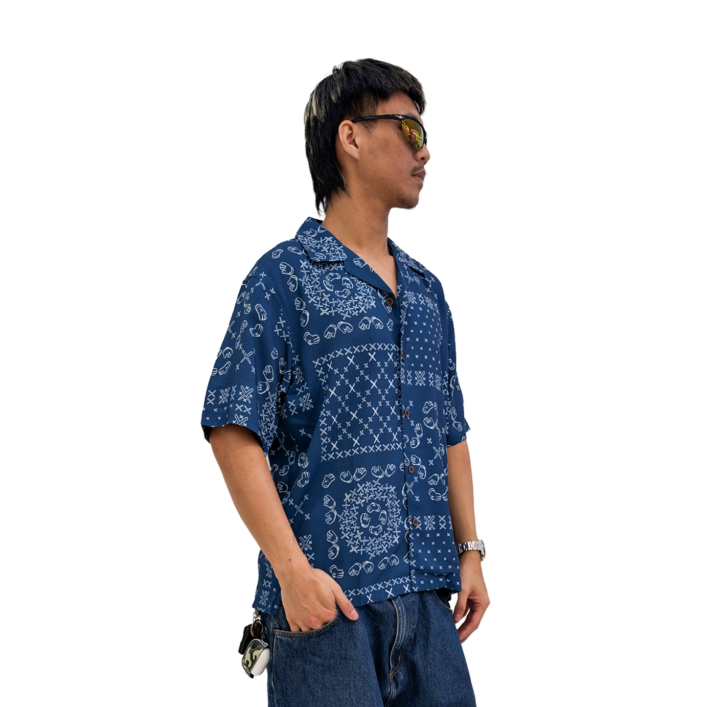 KAWS Holiday Thailand Summer Shirt Blue (SS25)