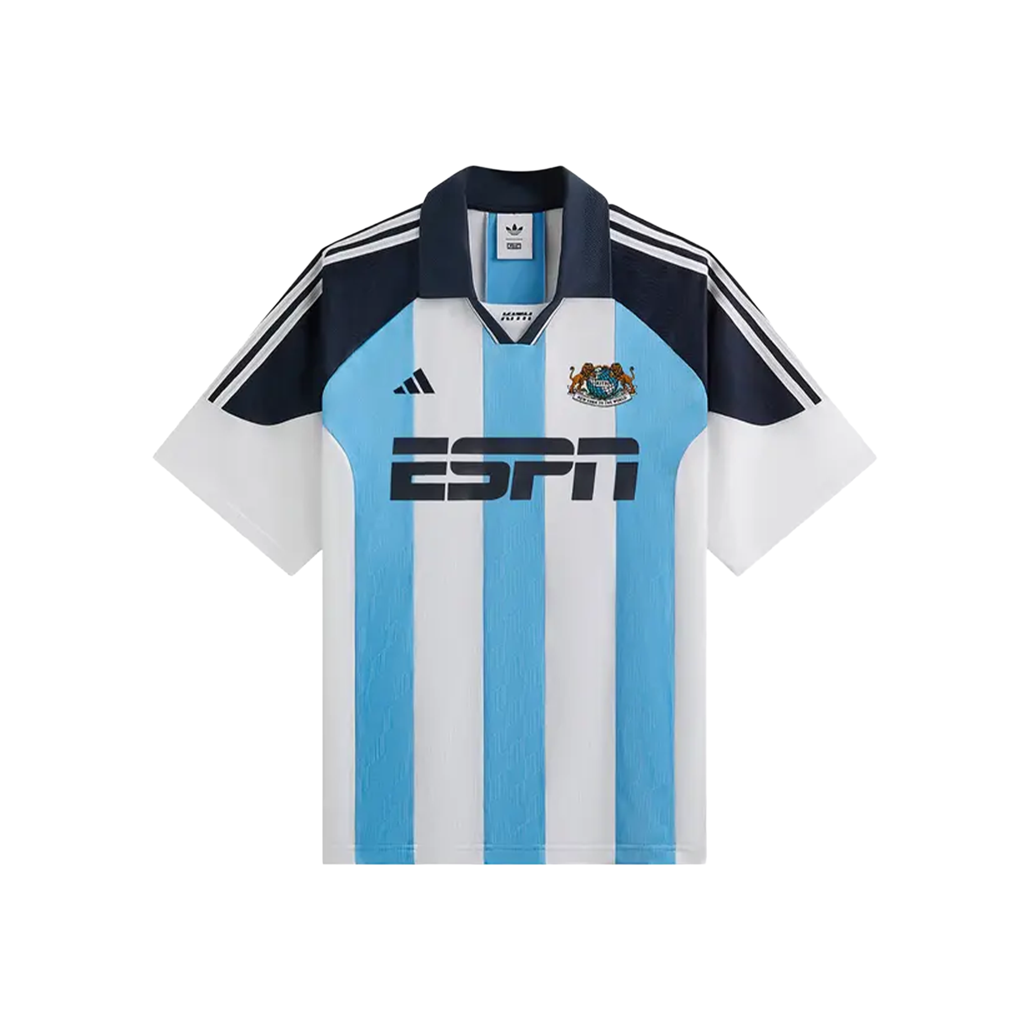 kith adidas football jersey ユニフォーム ドイツ KITH for adidas Football ESPN Jersey White/Blue (FW25) – STEALPLUG KL
