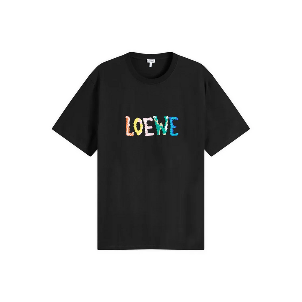 LOEWE Embroidered Logo Tee Black (FW24)