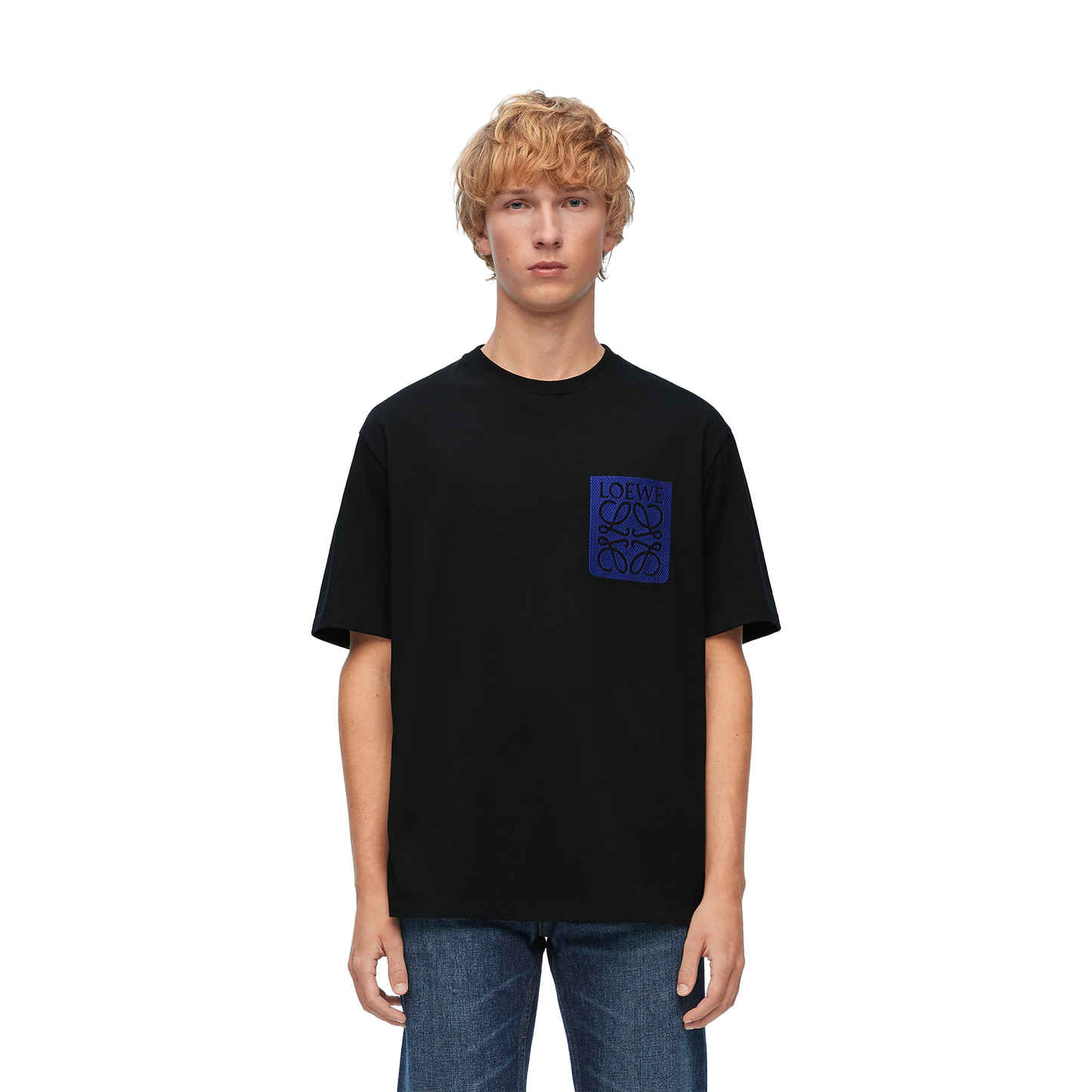 LOEWE Relaxed Fit Cotton Tee Black (FW23)
