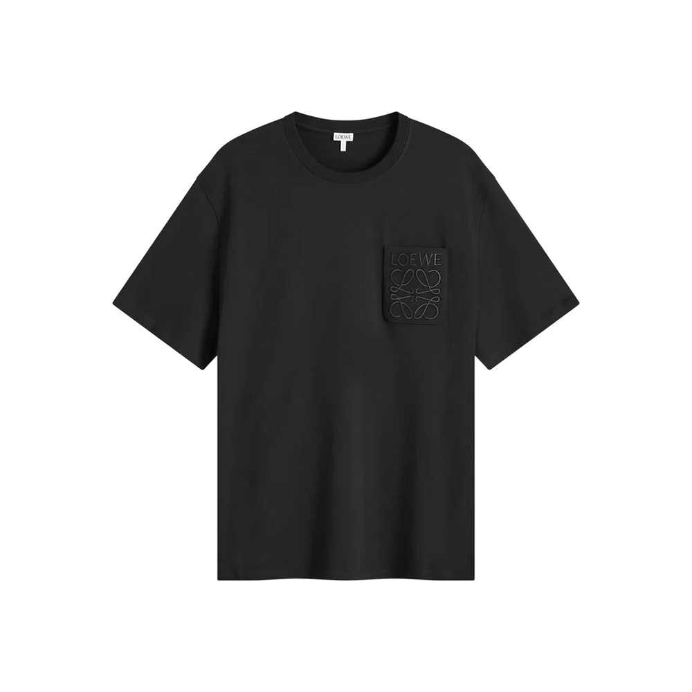 LOEWE Anagram Pocket Relaxed Fit Tee Black (FW23)