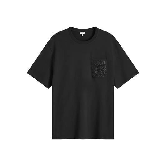 LOEWE Anagram Pocket Relaxed Fit Tee Black (FW23)