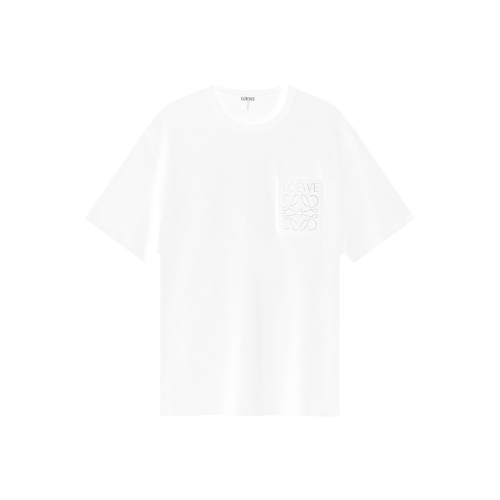 LOEWE Anagram Pocket Relaxed Fit Tee White (FW23)