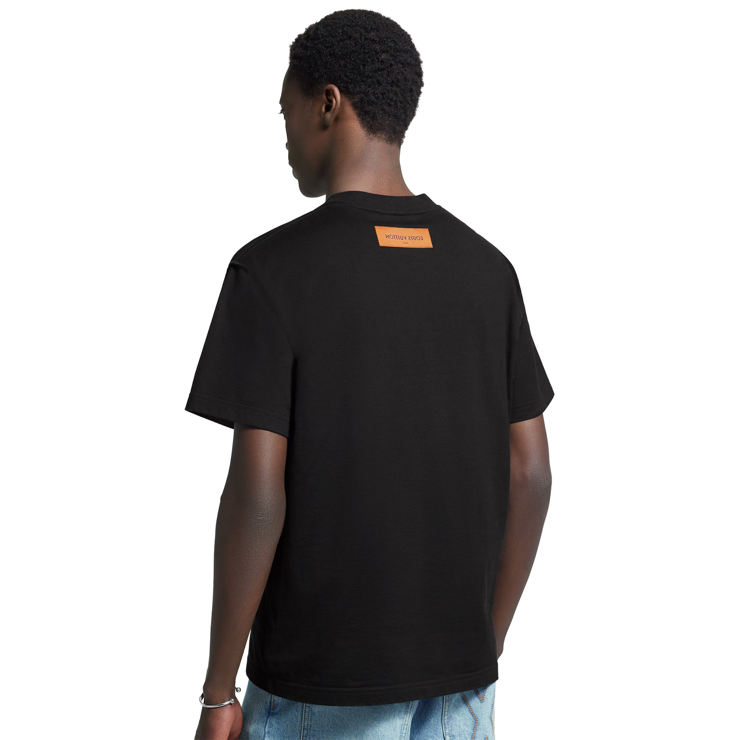 LOUIS VUITTON Embossed LV Tee Noir (SS25)