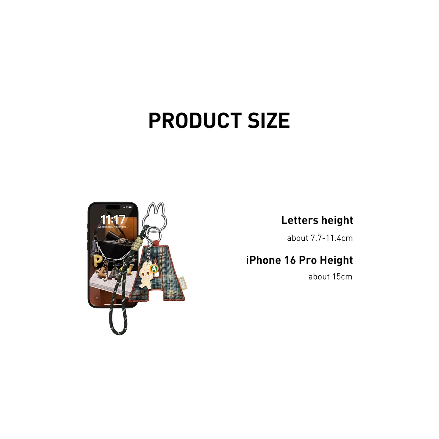 POP MART LABUBU THE MONSTERS Pin for Love Series - Letter Pendant Blind Box (A-M)