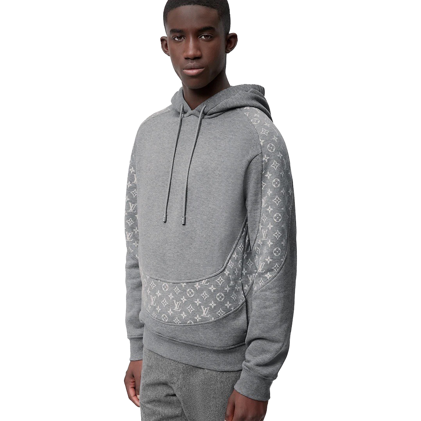 LOUIS VUITTON LV Alphabet Hoodie Grey (FW23)