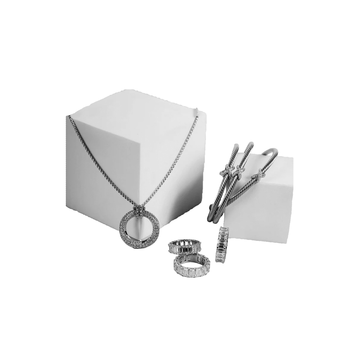 EK Collection Luna Necklace Silver (SS25)
