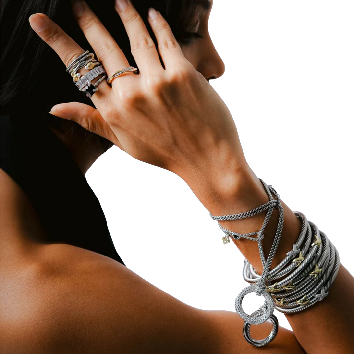 EK Collection Luna Ring Silver (SS25)
