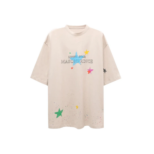 MASONPRINCE Colorful Stars With Dot Tee Apricot (SS24)