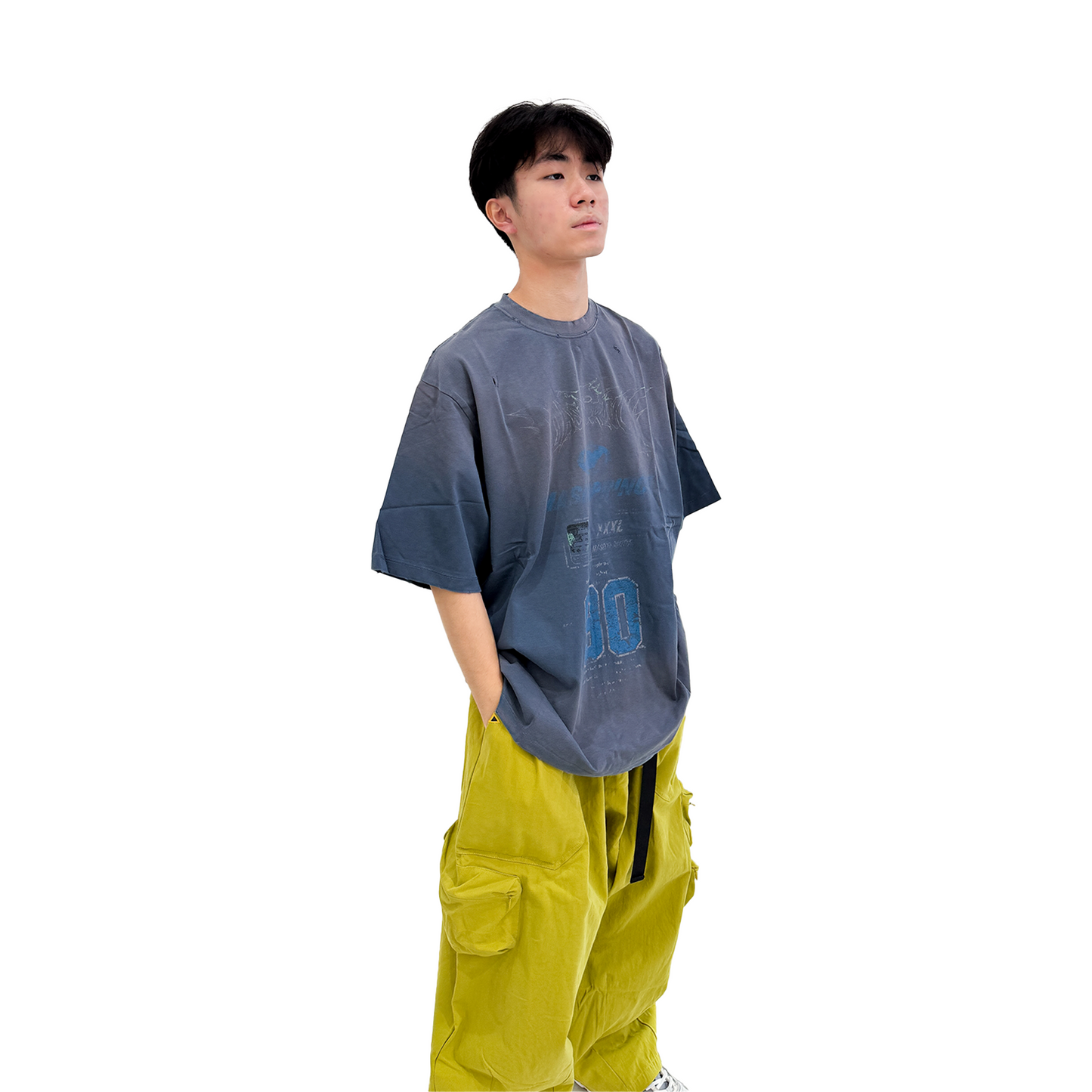 MASONPRINCE Dirty Dragon Year Tee Blue (SS24)
