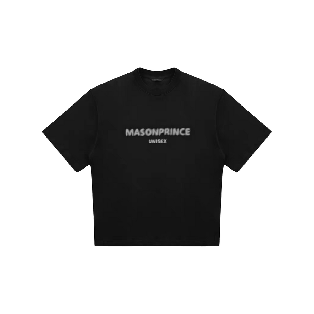 MASONPRINCE Fuzzy Digital Direct Printing Tee Black (SS25)