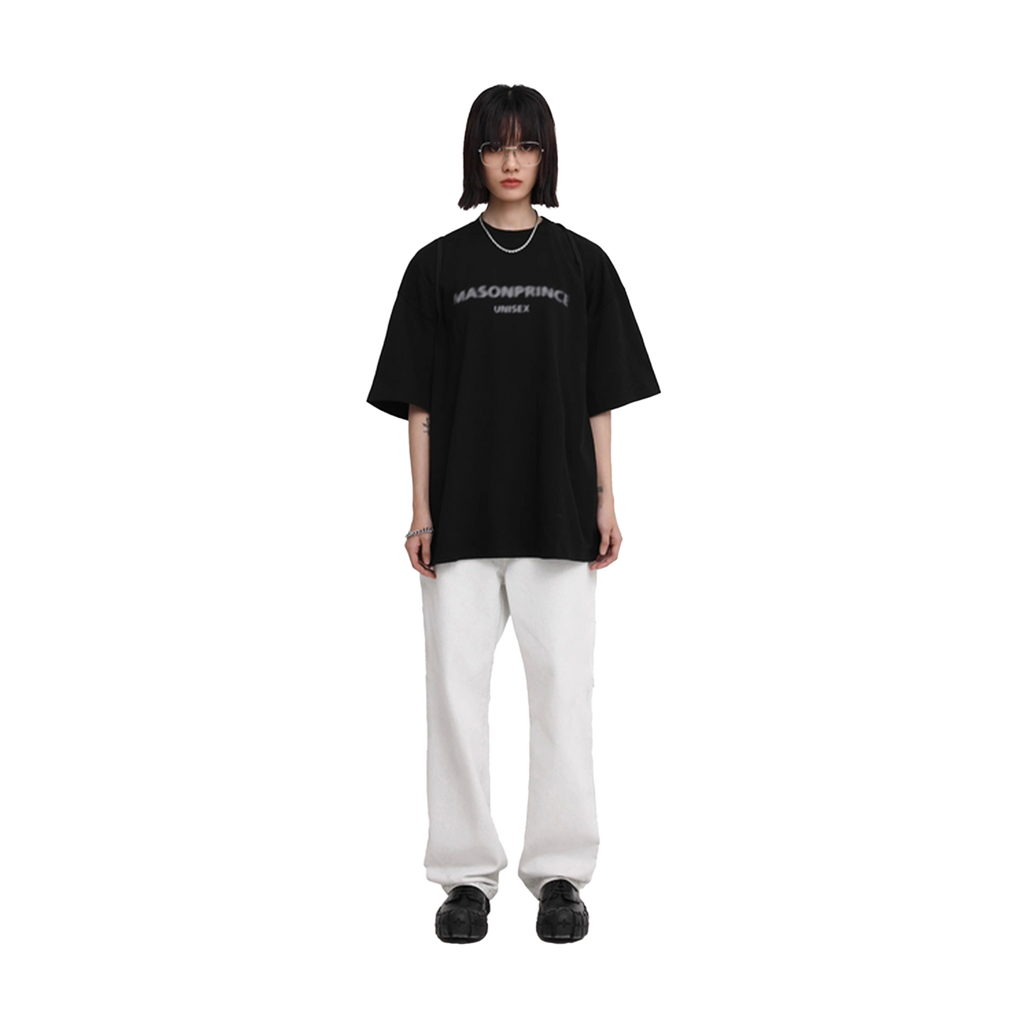MASONPRINCE Fuzzy Digital Direct Printing Tee Black (SS25)