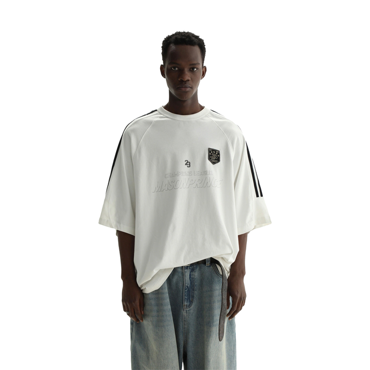 MASONPRINCE Millennium 90s ERA Short Sleeved Tee Off White (SS25)