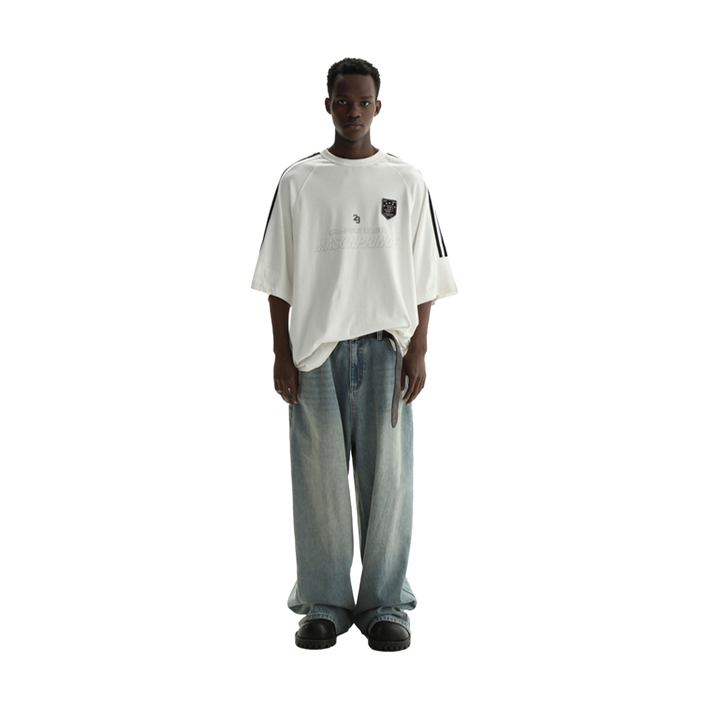 MASONPRINCE Millennium 90s ERA Short Sleeved Tee Off White (SS25)