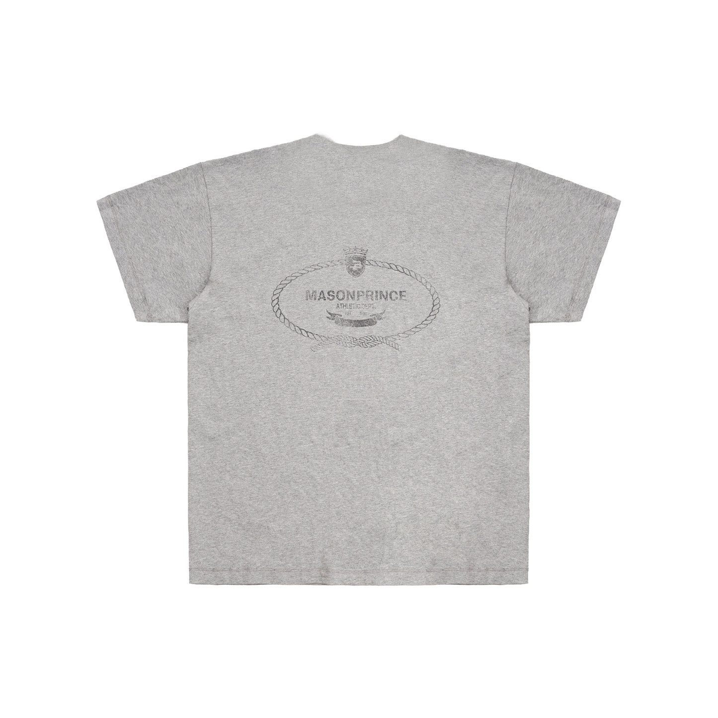 MASONPRINCE Summer Series Vintage Washed Knot Pleated Travel Tee Grey (SS25)