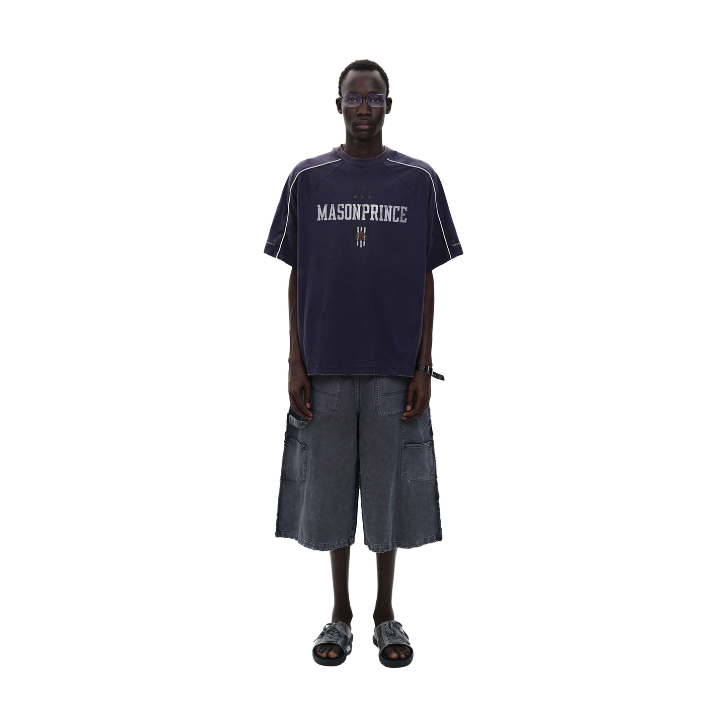MASONPRINCE Super Club 8 Star Tee Navy Blue (SS25)