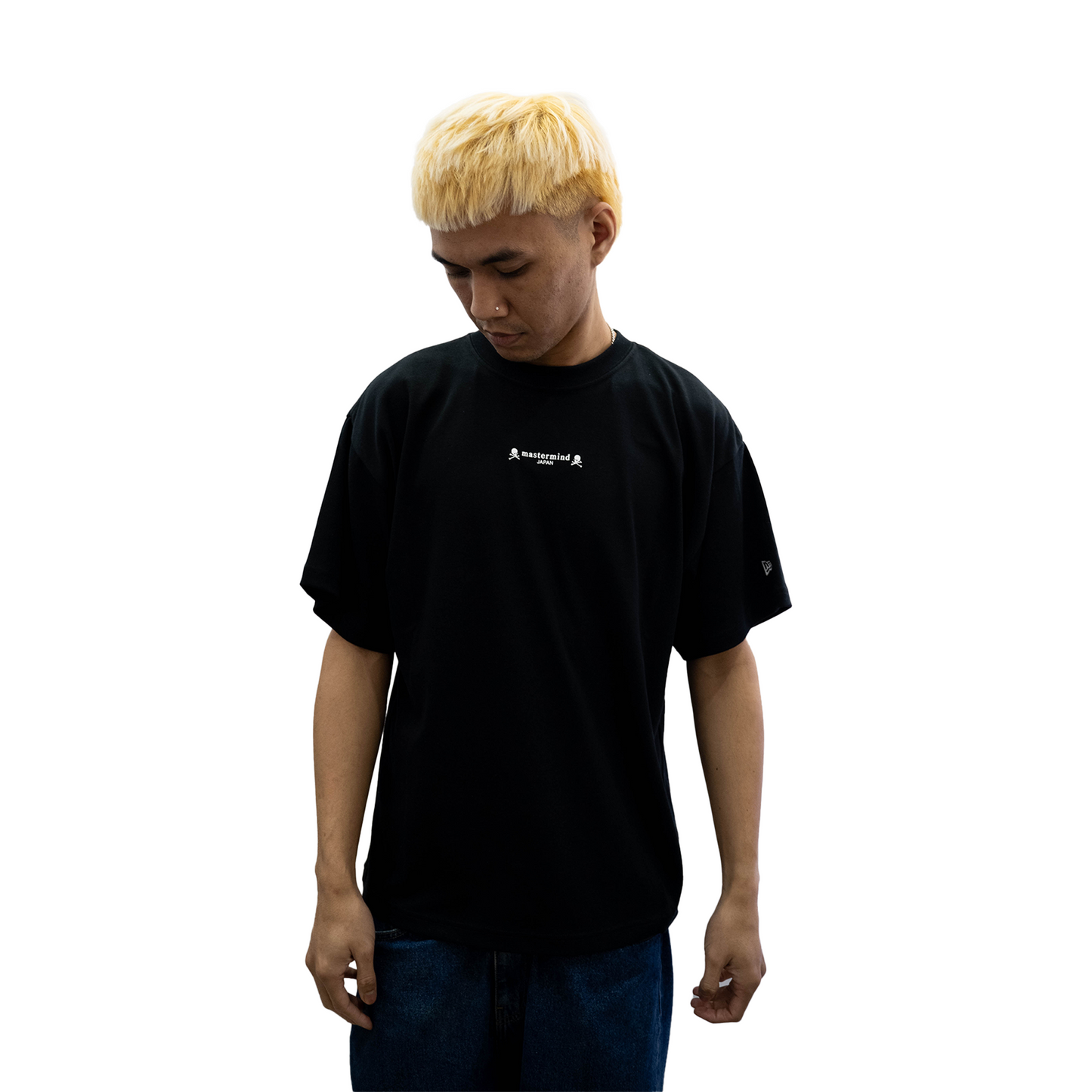 MASTERMIND JAPAN x NEW ERA Oversized Performance Tee Black (FW24)