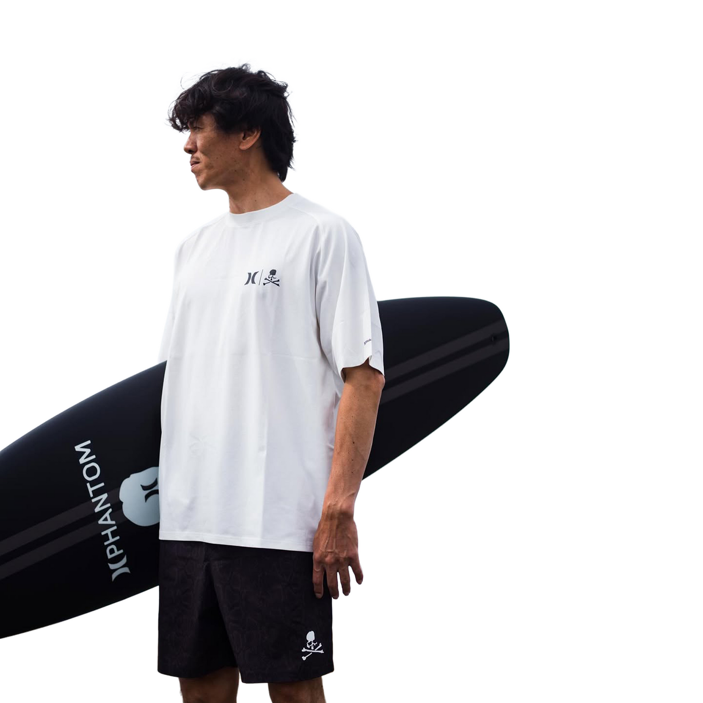 MASTERMIND WORLD x Hurley Phantom Tee White (SS25)