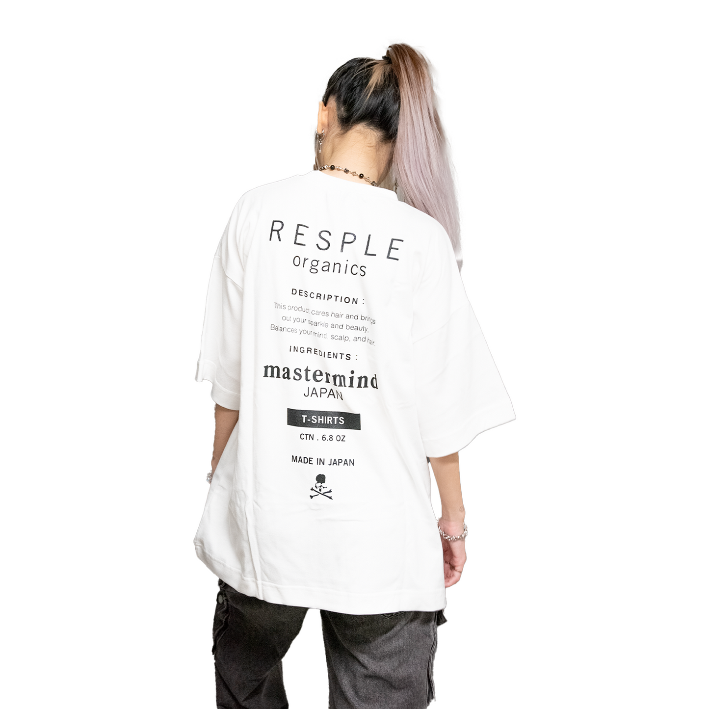 MASTERMIND JAPAN x RESPLE Tee White (SS24)