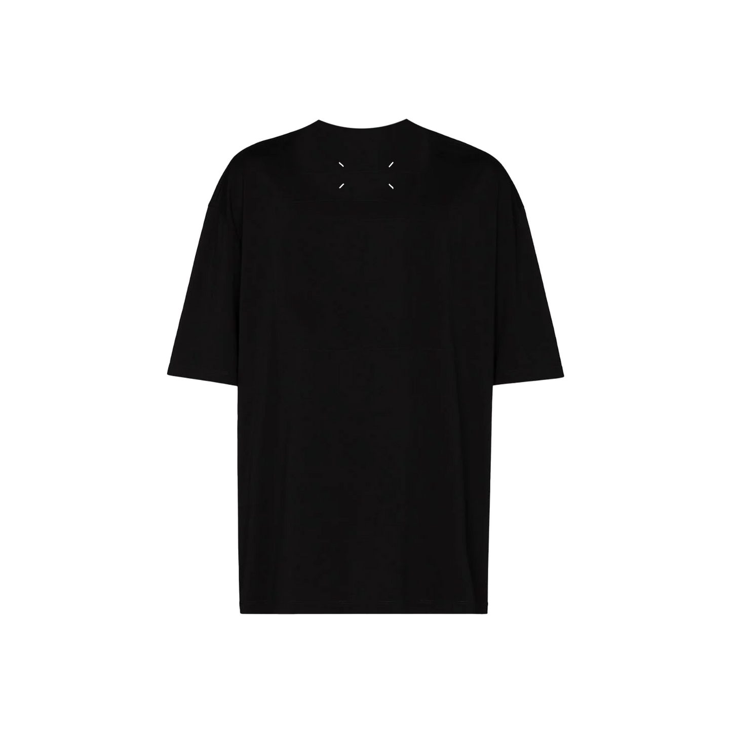 MAISON MARGIELA Cut Out Logo Oversized Tee Black (SS20)