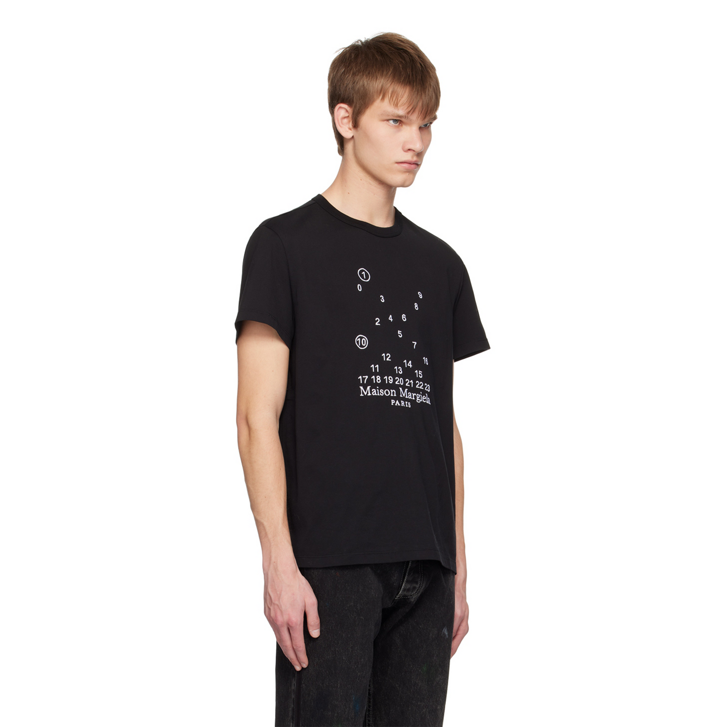 Maison Margiela Numeric Logo Tee Black