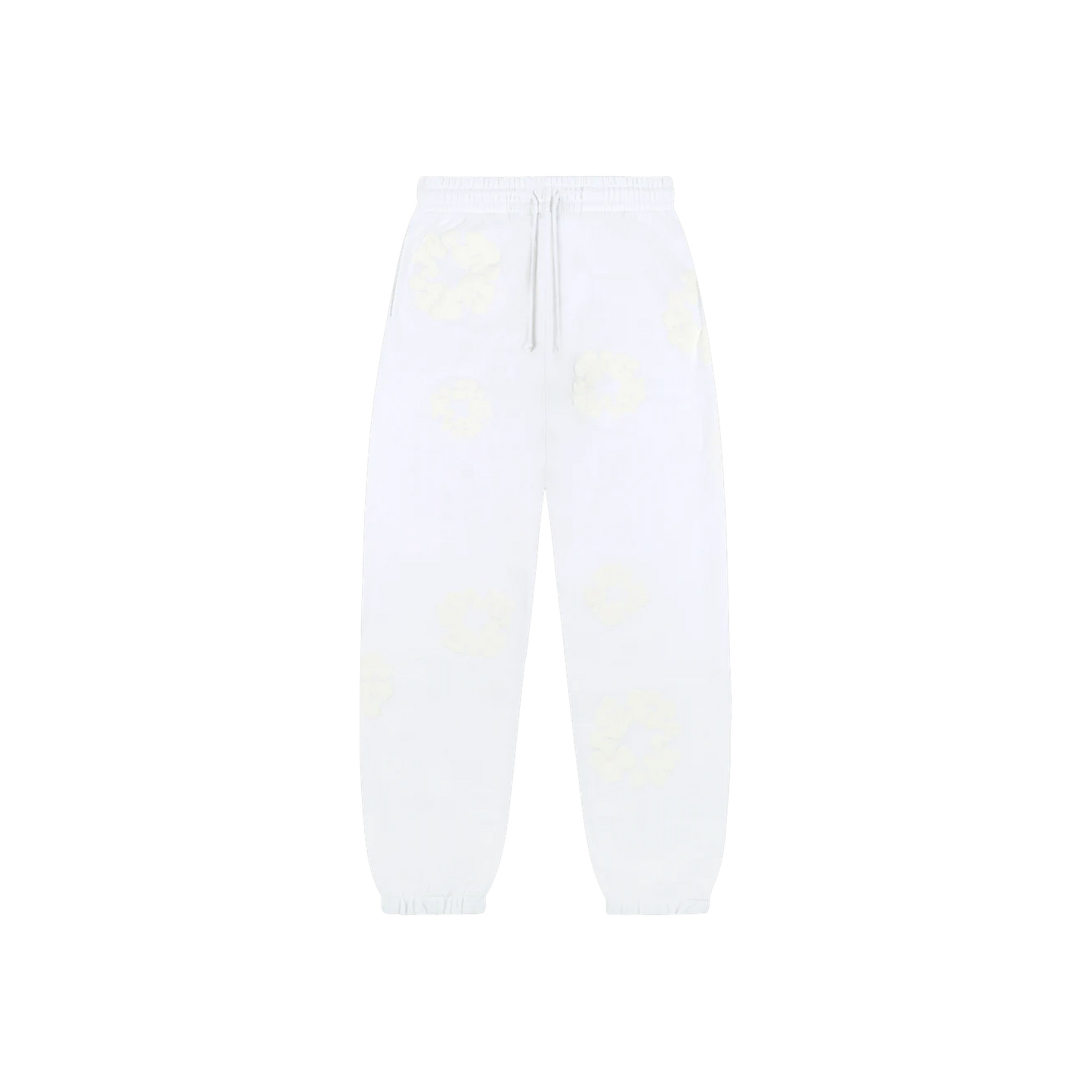 Denim Tears Cotton Wreath Sweatpants White Monochrome (SS24)