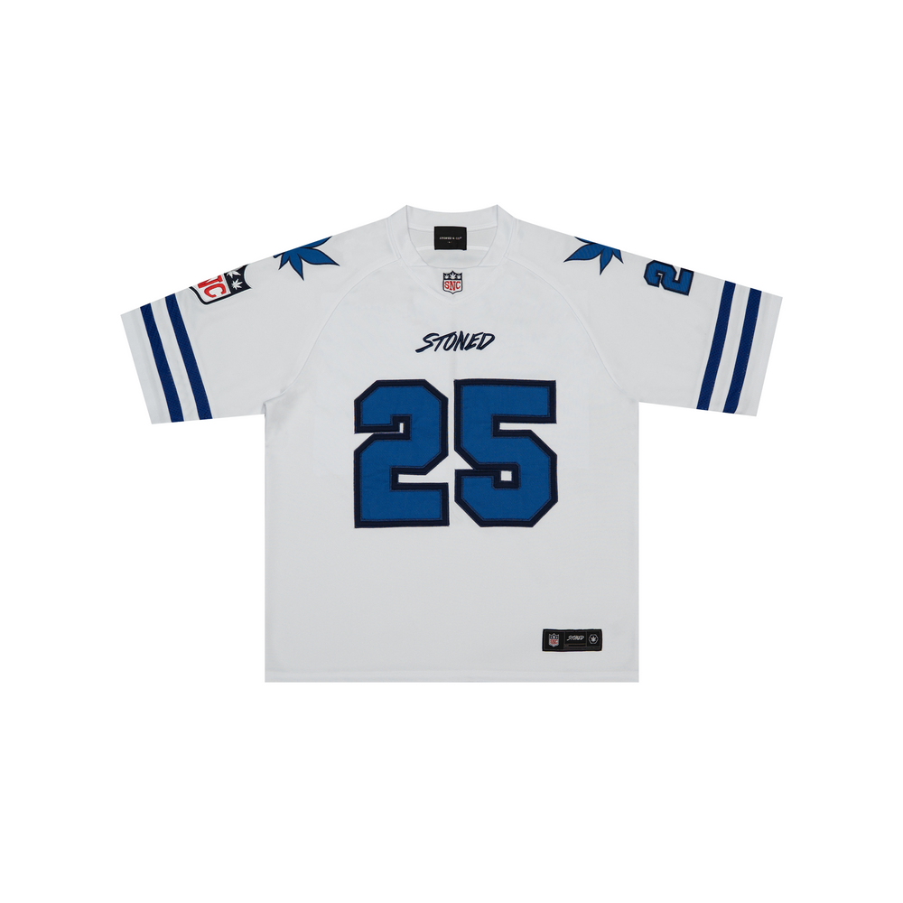 Stoned & Co ® FORCE : NFL Jersey White (SS25)