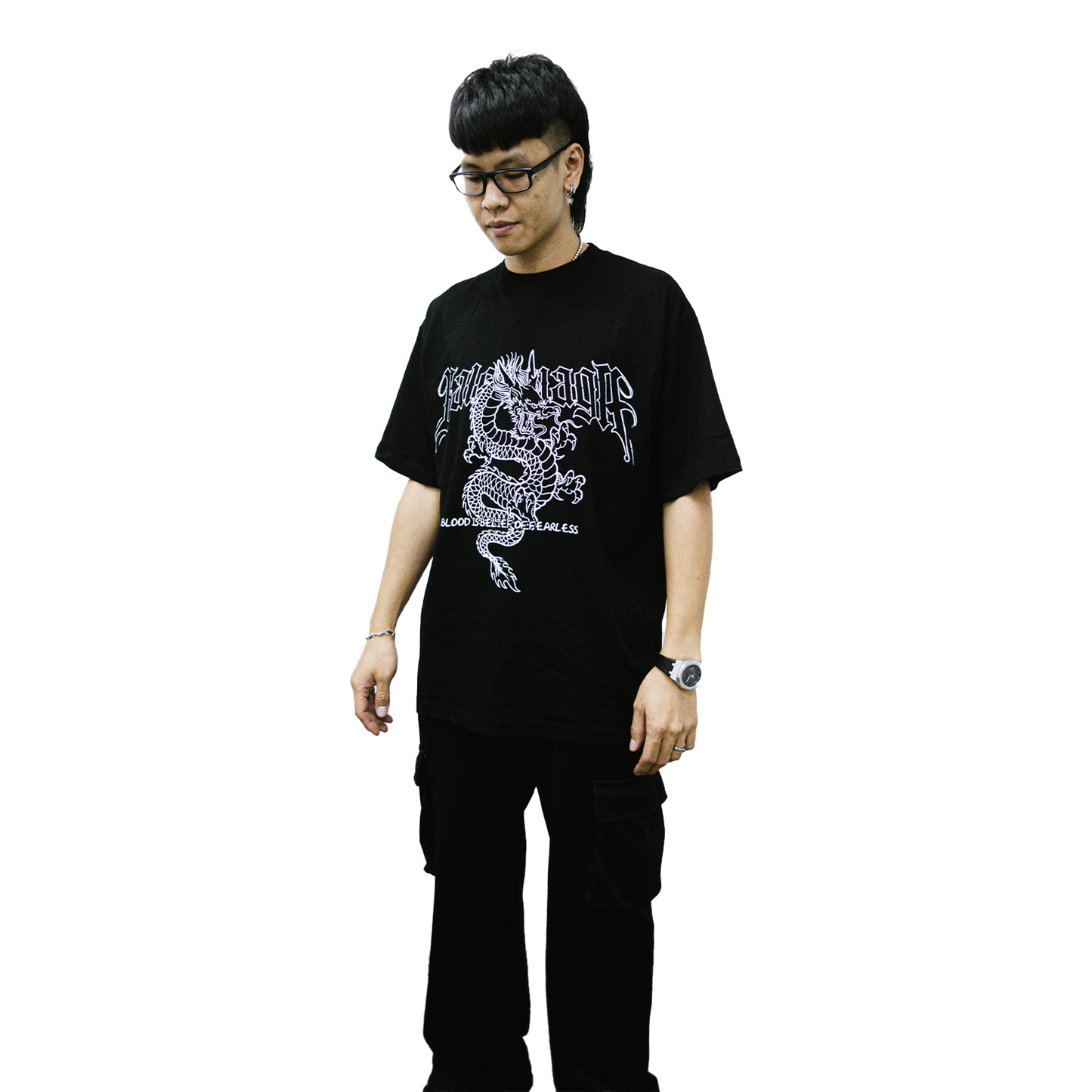 NOCIMH 24SS DROP-1 TWO Tee Black