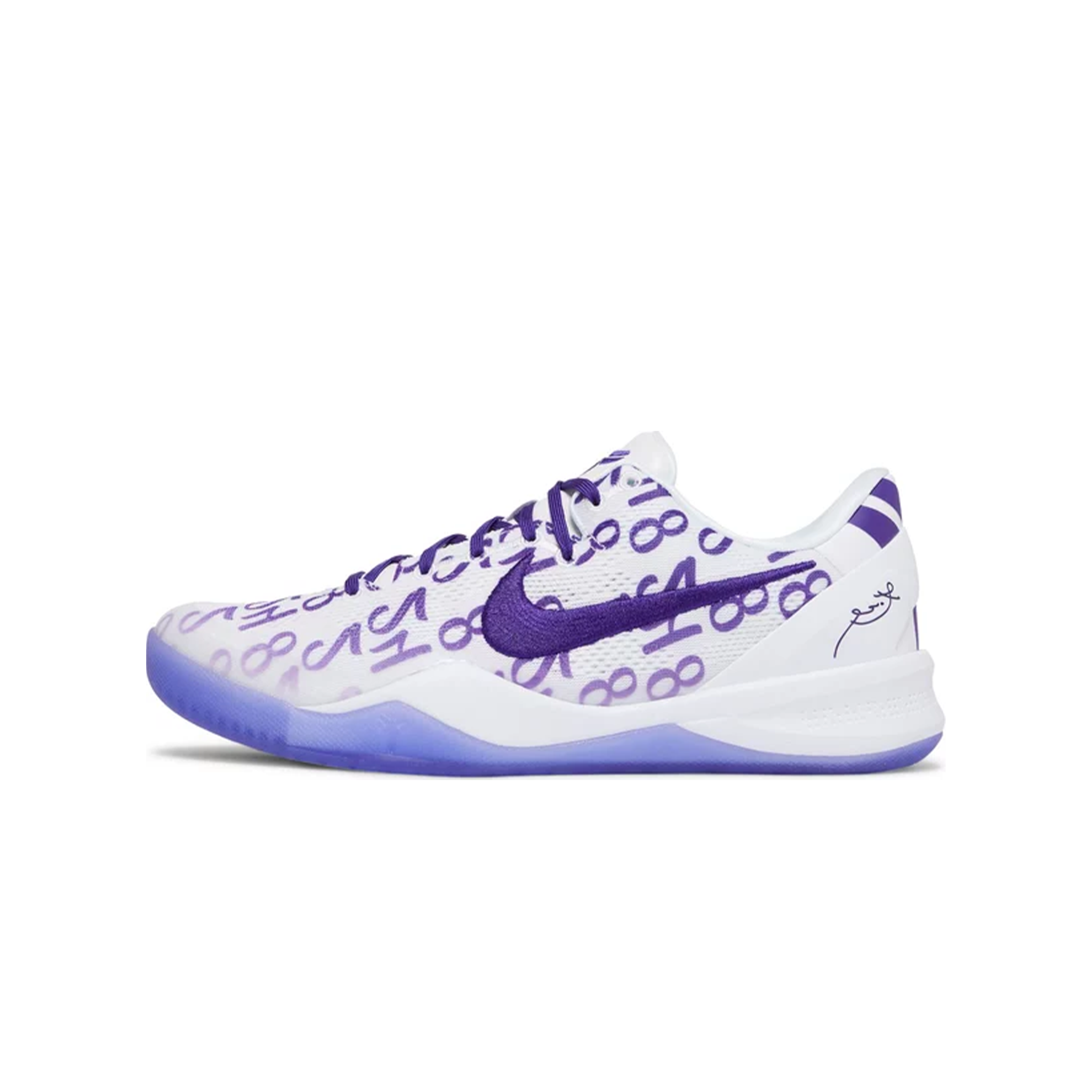 Kobe shoes white and purple hotsell