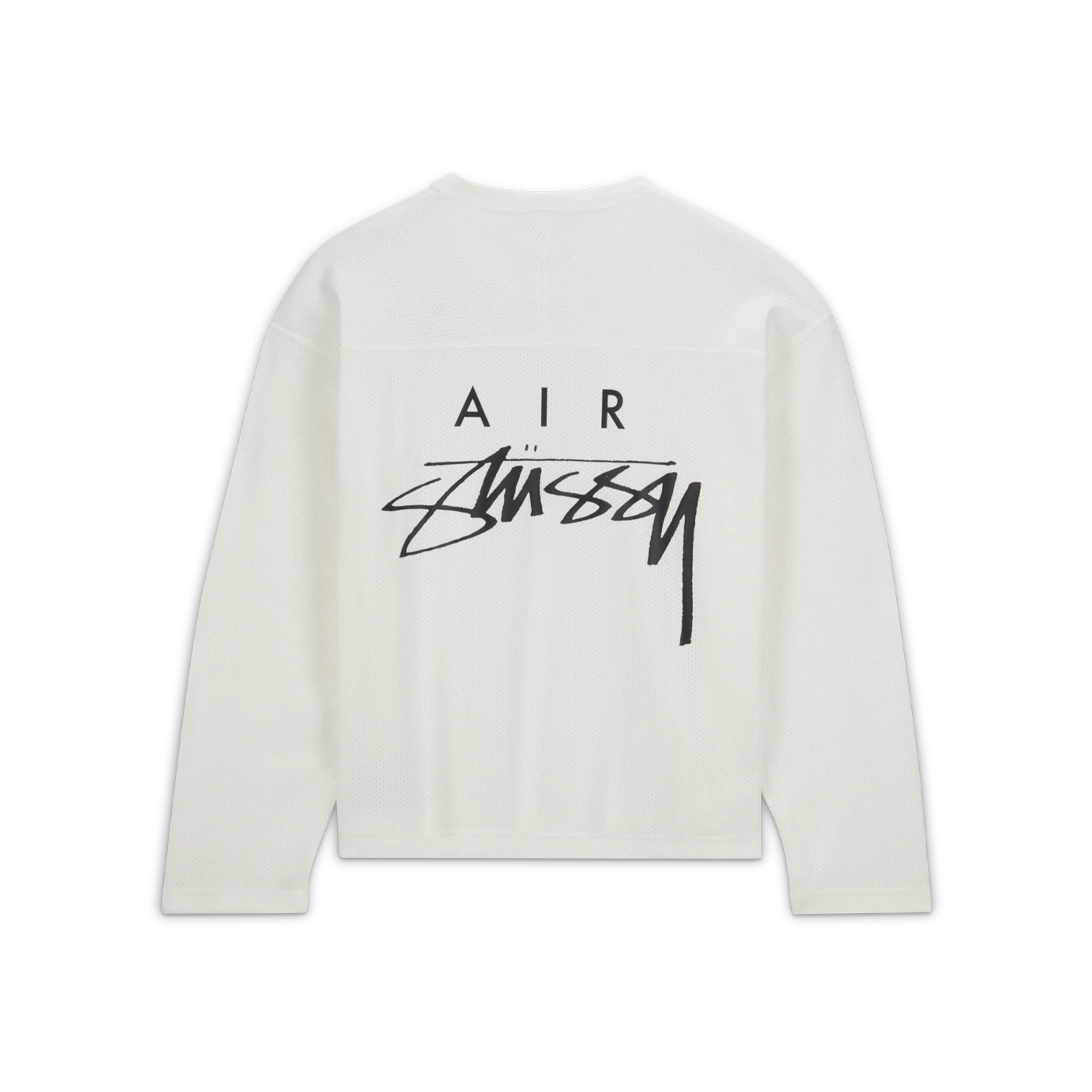 Nike x Stussy Dri FIT Long Sleeve Mesh Jersey White FW23 STEALPLUG KL