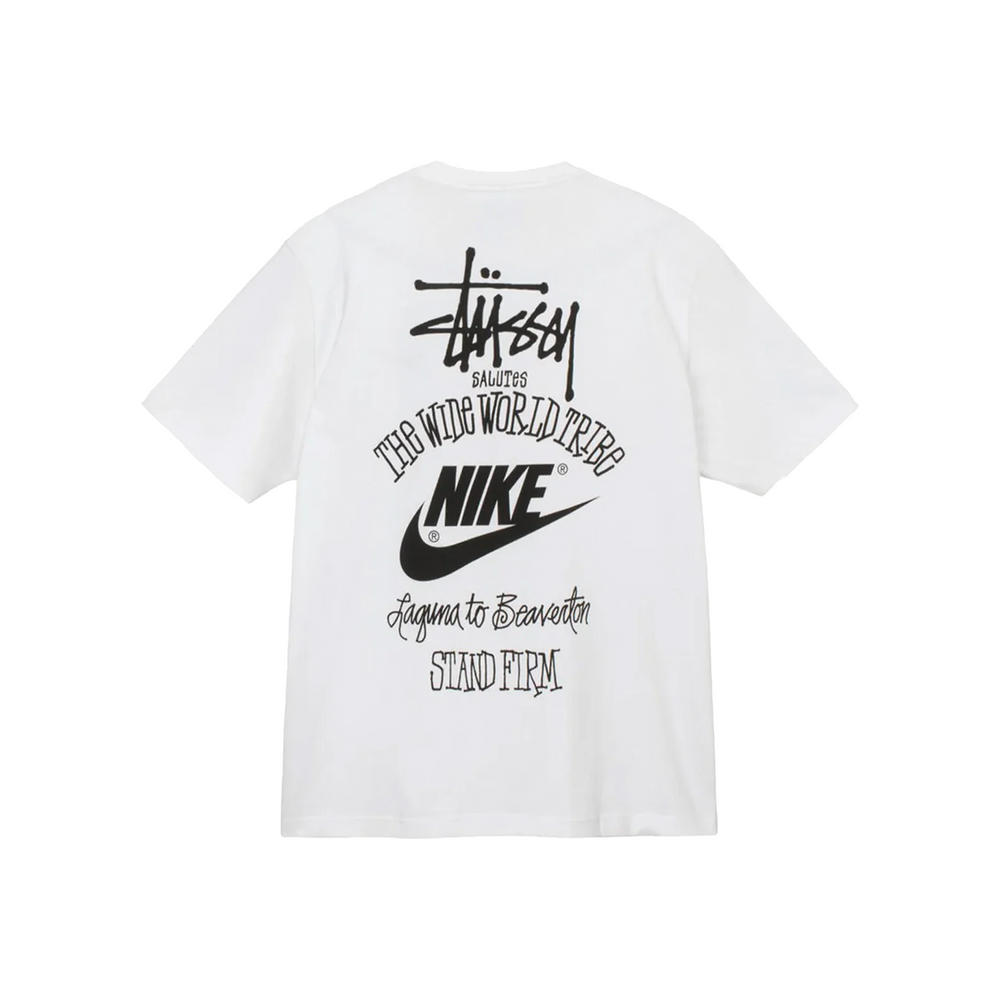 Nike x Stüssy The Wide World Tribe Tee White (SS23)