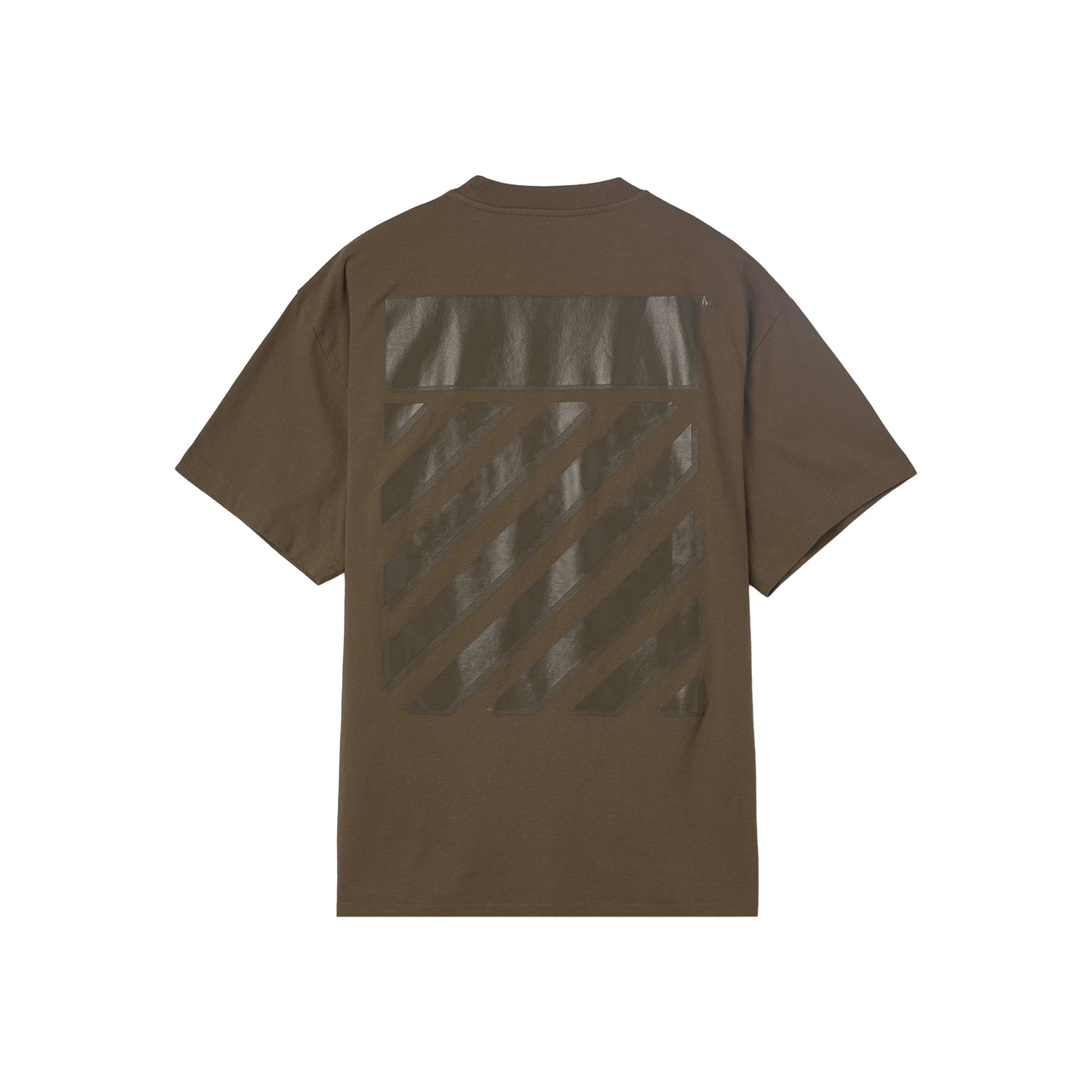 OFF-WHITE Diagonal Tab Oversized S/S Tee Army Green/Army Green (SS22)
