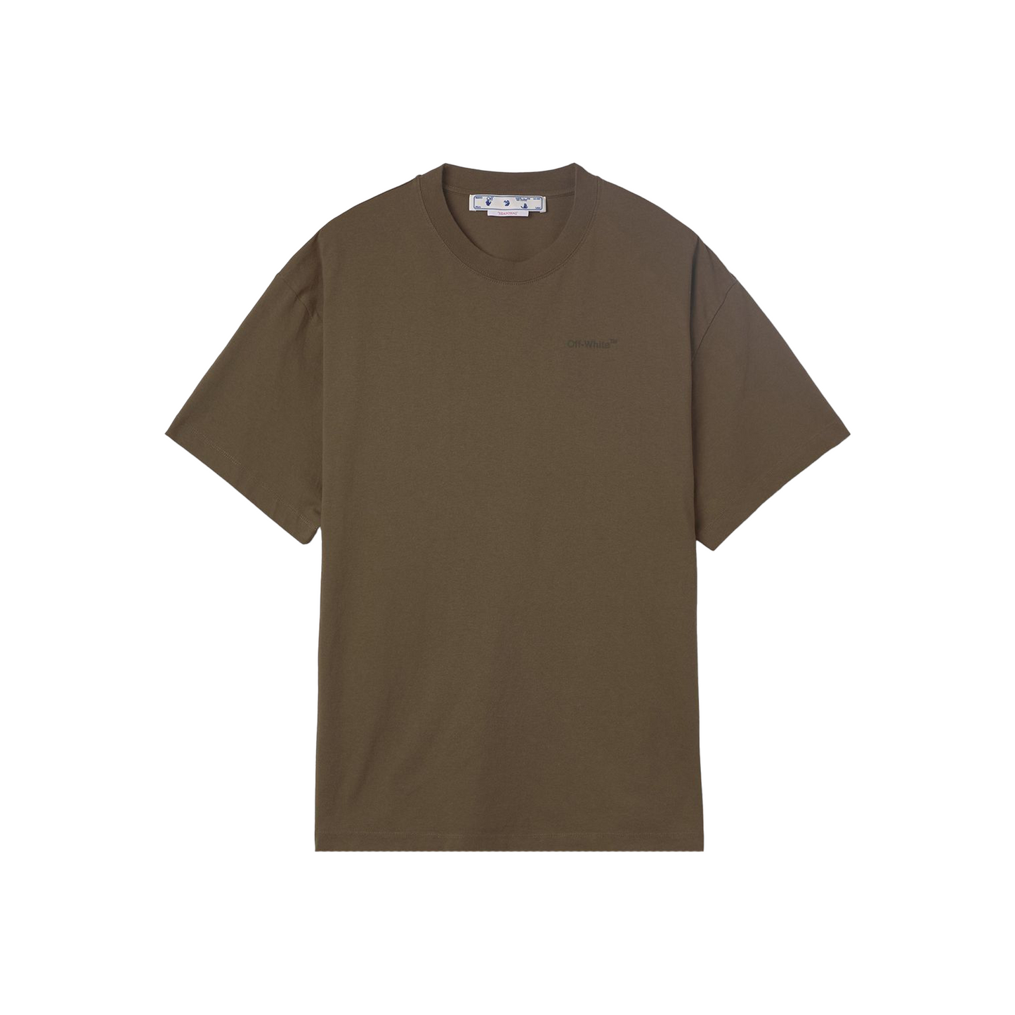 OFF-WHITE Diagonal Tab Oversized S/S Tee Army Green/Army Green (SS22)