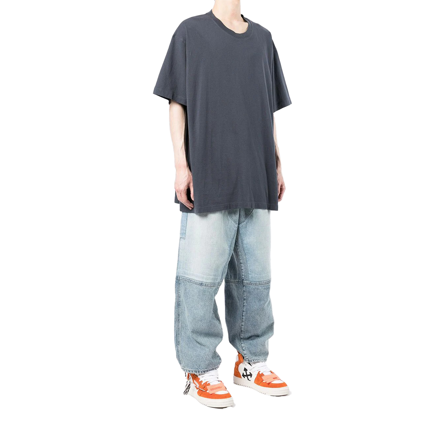OFF-WHITE Diagonal Tab Oversized S/S Tee Outer Space/Outer Space (SS22)
