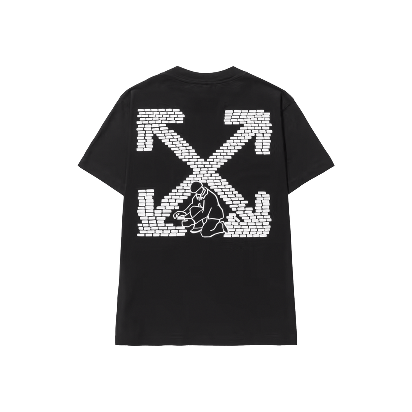 OFF-WHITE Bricks Slim S/S Tee Black/White (FW22)