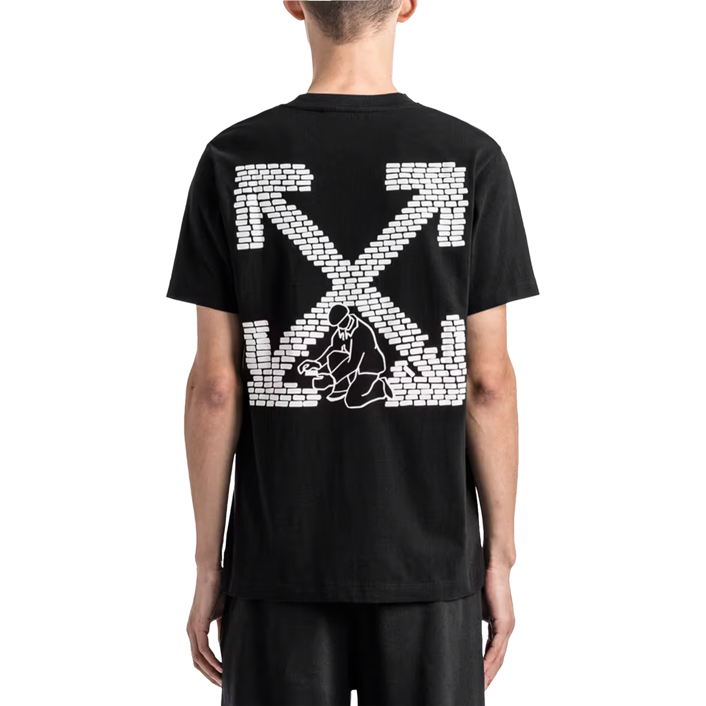 OFF-WHITE Bricks Slim S/S Tee Black/White (FW22)