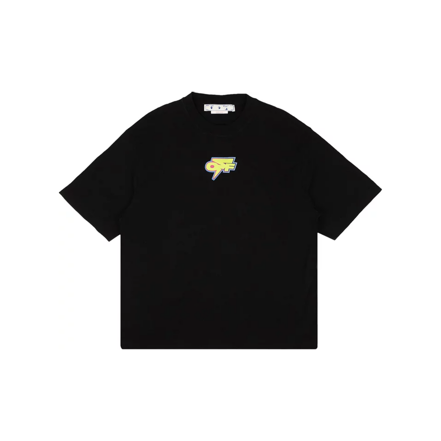 OFF-WHITE Degrade Thunder Oversized Skate S/S Tee Black/Green Fluorescent (FW22)