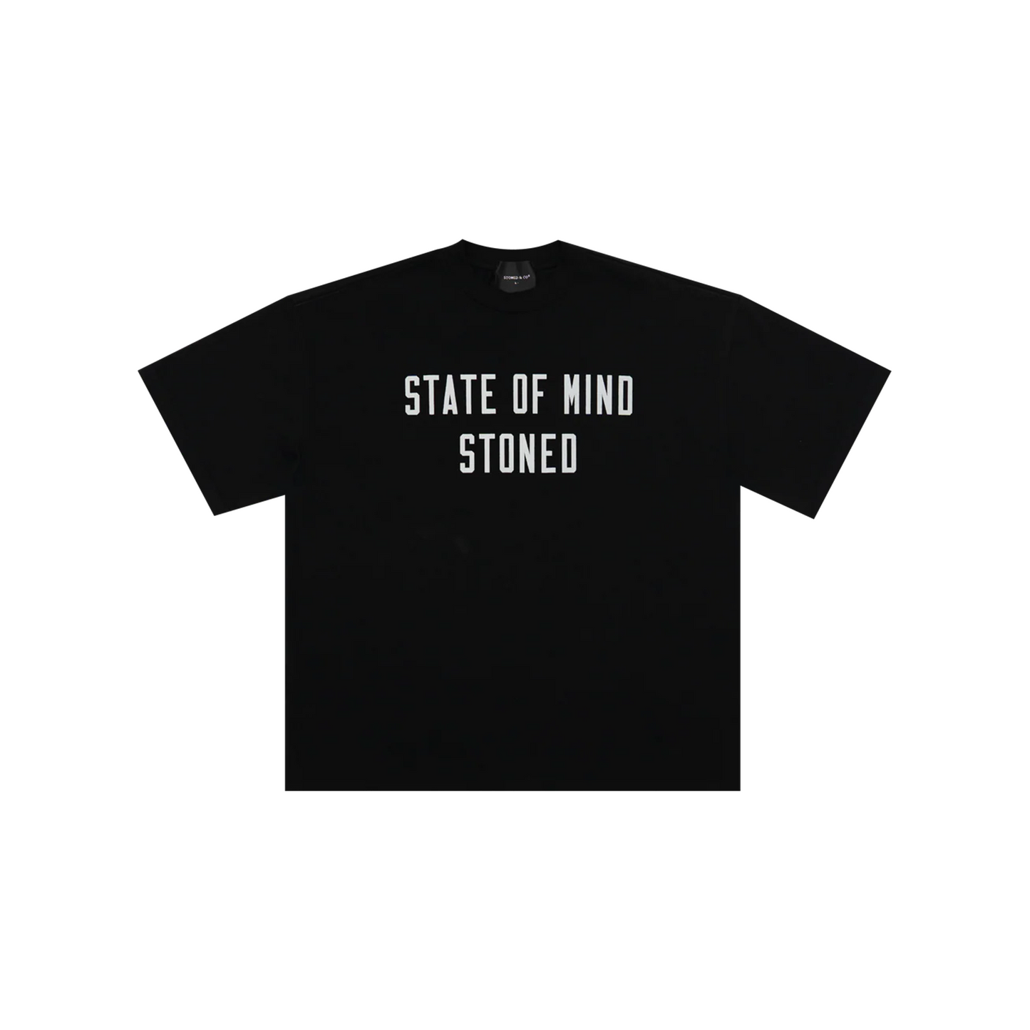 Stoned & Co ® Originals v2 : Black/White Tee (FW25)
