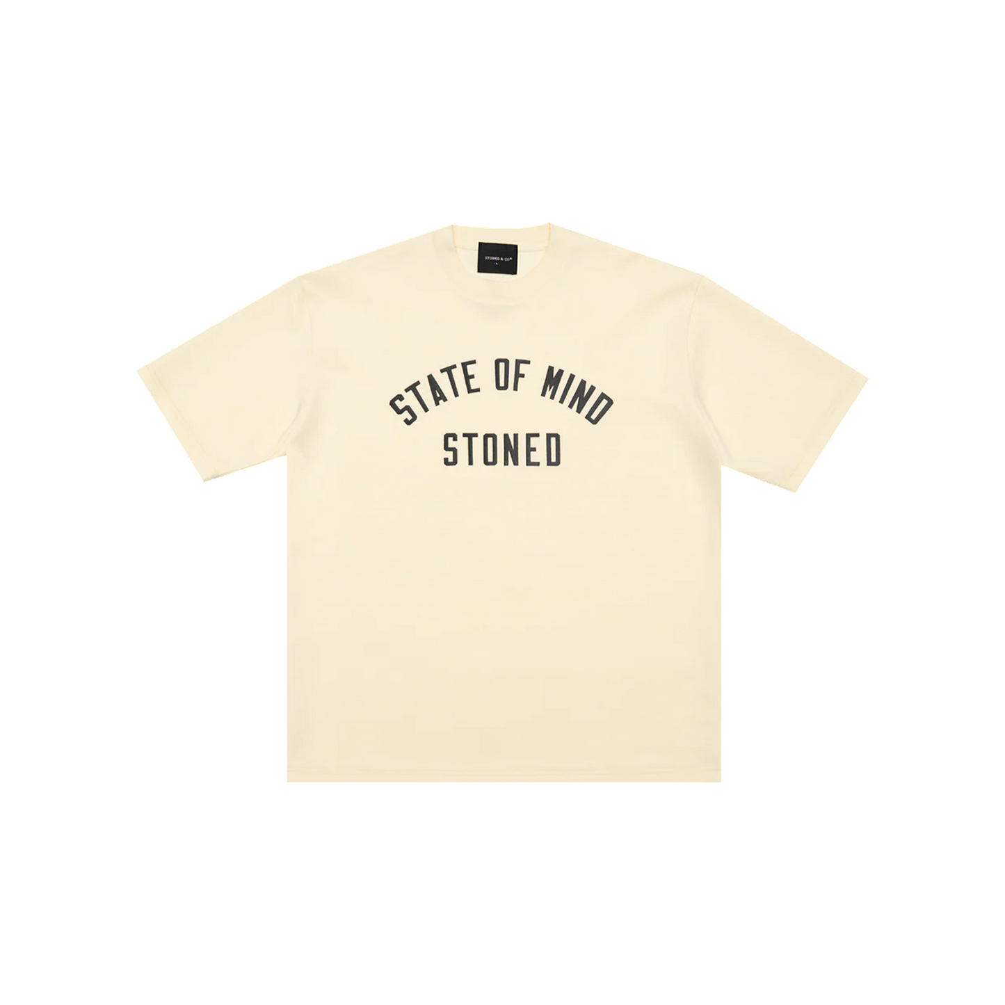 Stoned & Co ® Originals v2 : Cream Yellow Tee (FW25)