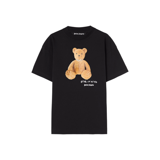 PALM ANGELS Bear In Mind Regular Tee Black/Brown (SS25)
