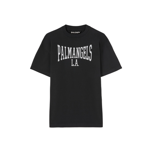 PALM ANGELS College Classic Tee Black/Off-White (FW24)