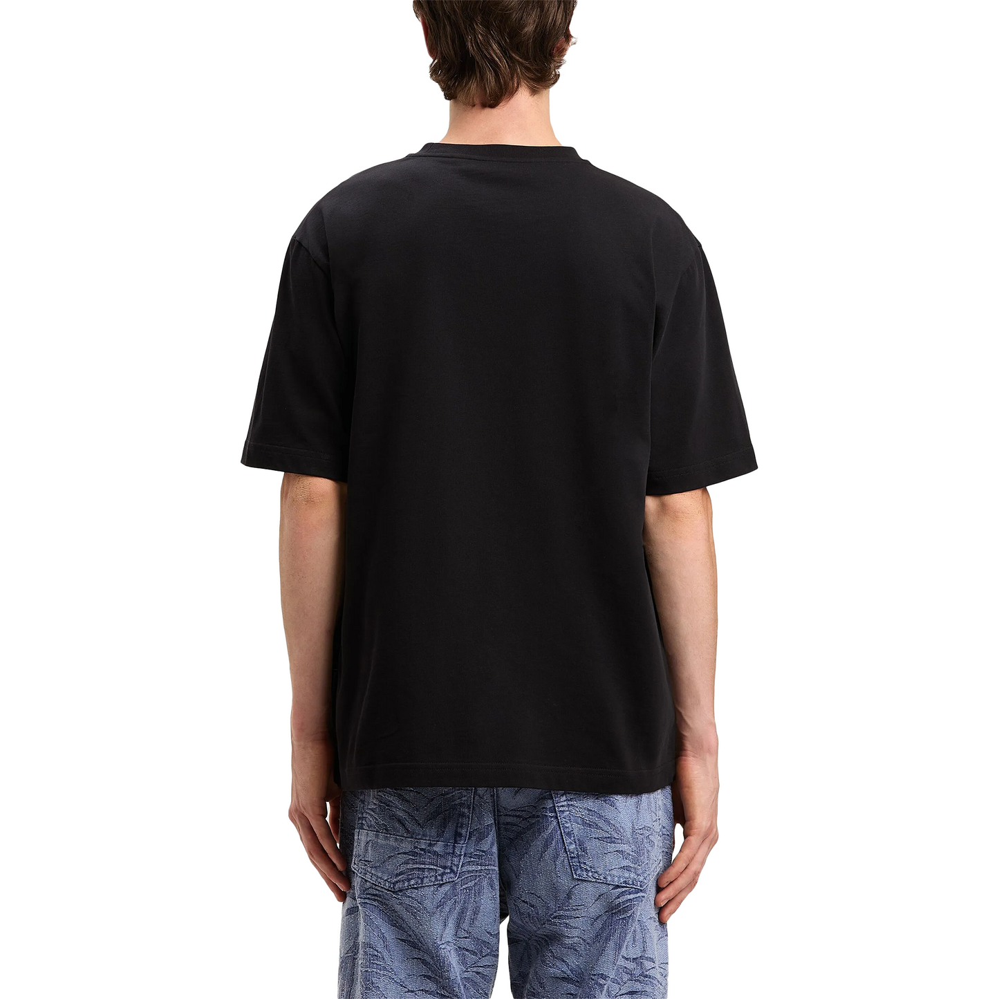 PALM ANGELS College Palm Slim Tee Black/Vintage Black (SS25)
