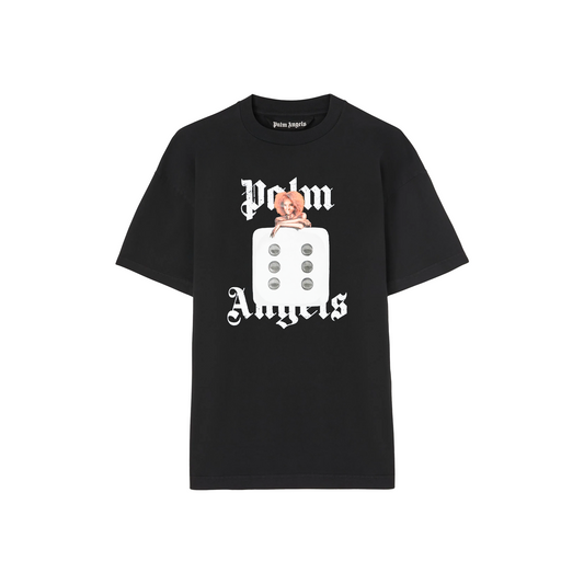 PALM ANGELS Holly Pin Up Tee Black/Off-White (SS25)