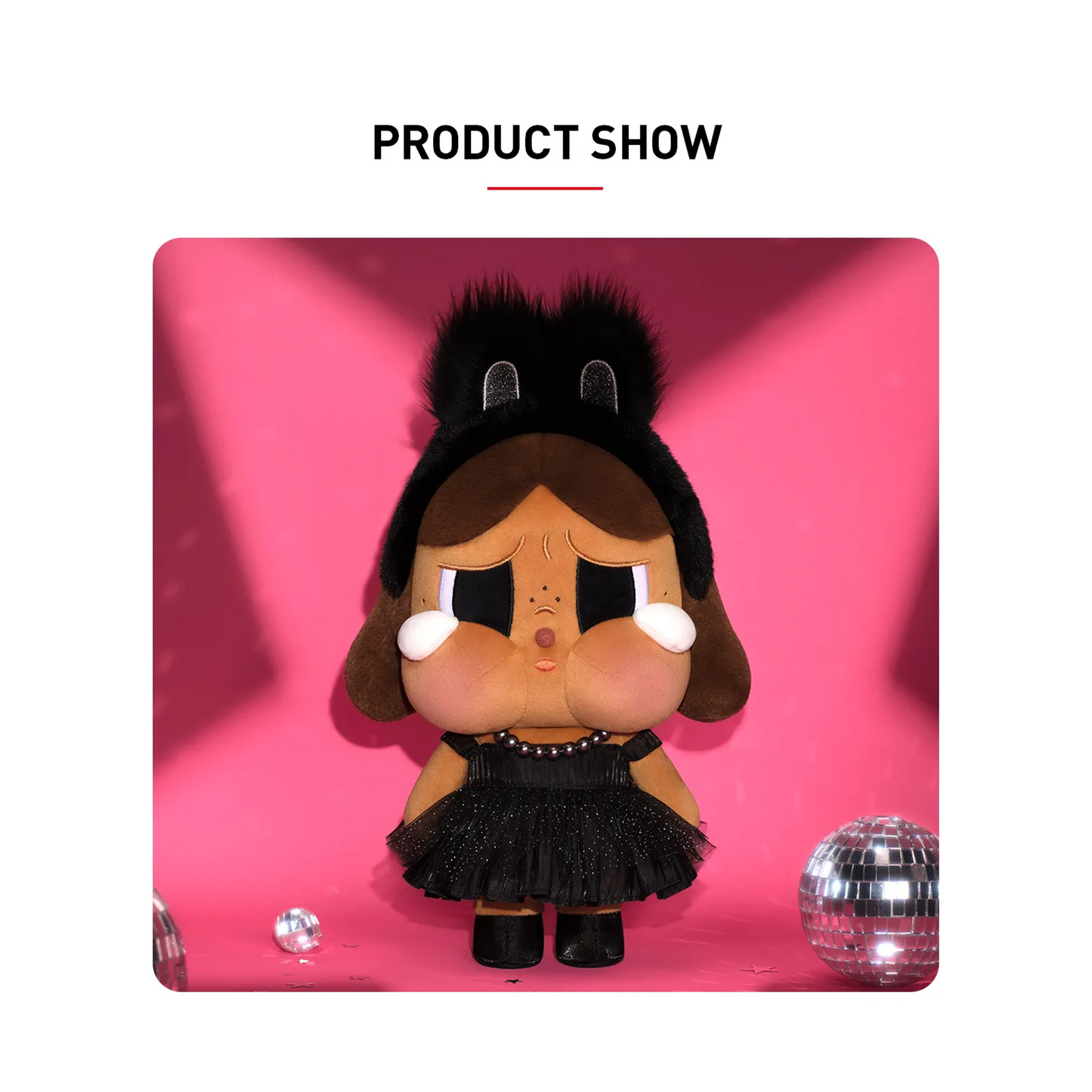 POP MART CRYBABY SHINY SHINY SERIES - Plush Doll Black
