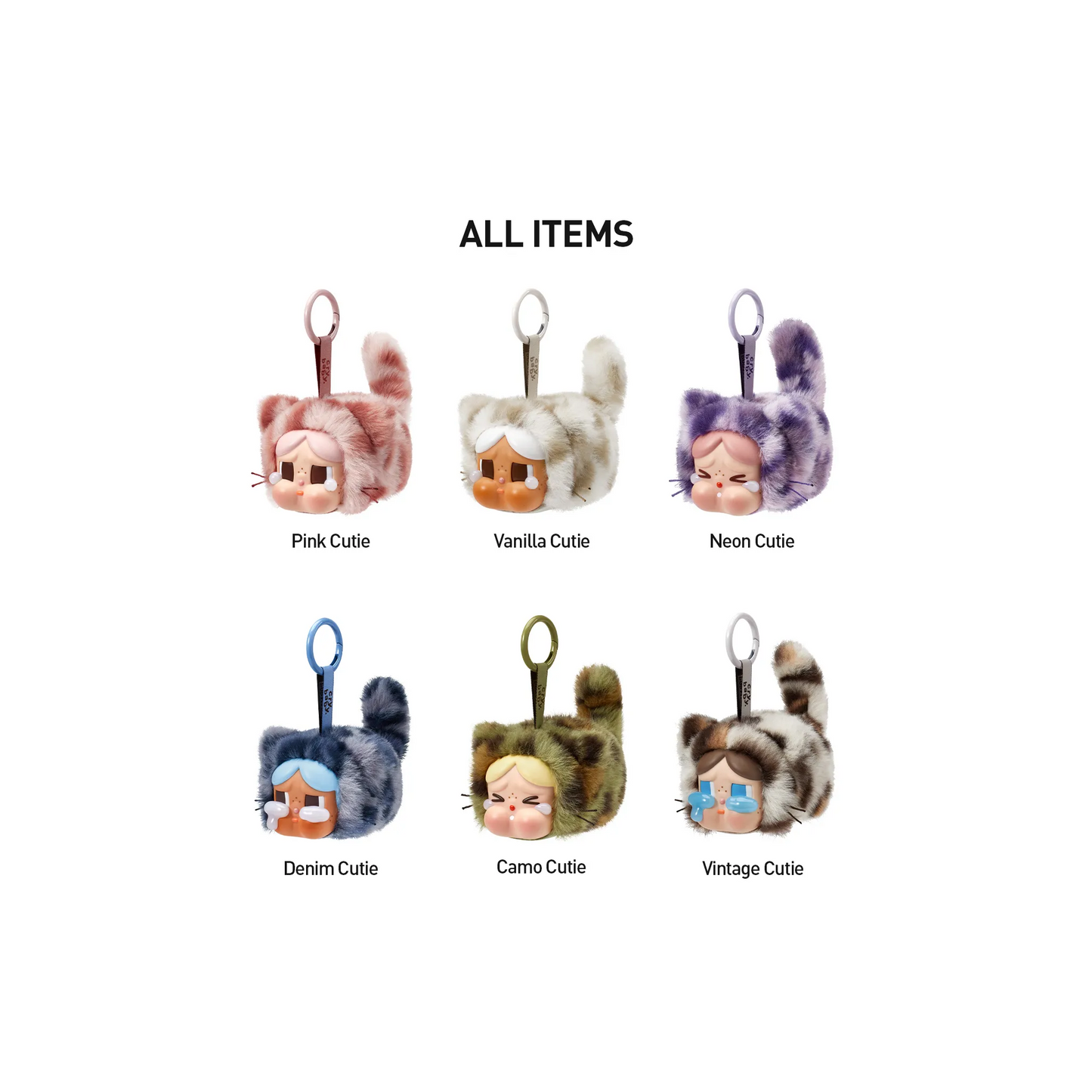 POP MART CRYBABY Wild but Cutie Series - Vinyl Plush Pendant Blind Box Keychain