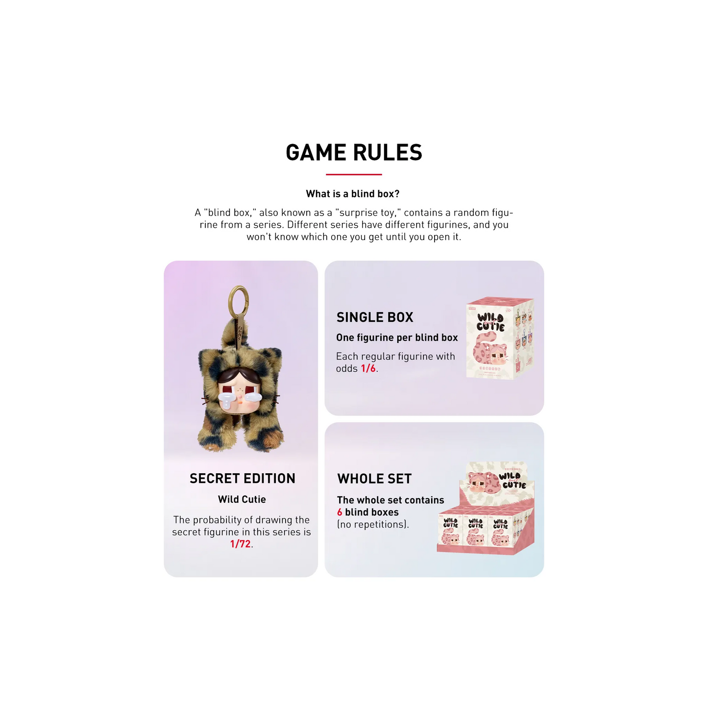 POP MART CRYBABY Wild but Cutie Series - Vinyl Plush Pendant Blind Box Keychain